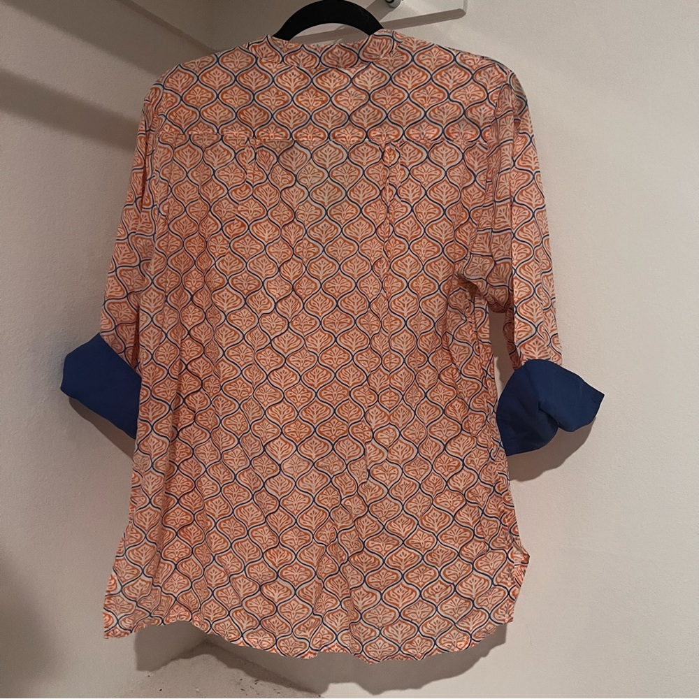 Roller Rabbit Orange Blouse - Picture 2 of 5